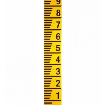 IE&S Fibreglass Staff Gauge Visual Flow Water Level Measurement Ph ...