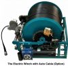 IE&S elec winch with auto cable borehole camera
