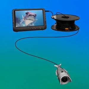 Environmental Monitor  Ice Fishing With A SondeCAM Underwater Fishing  Camera
