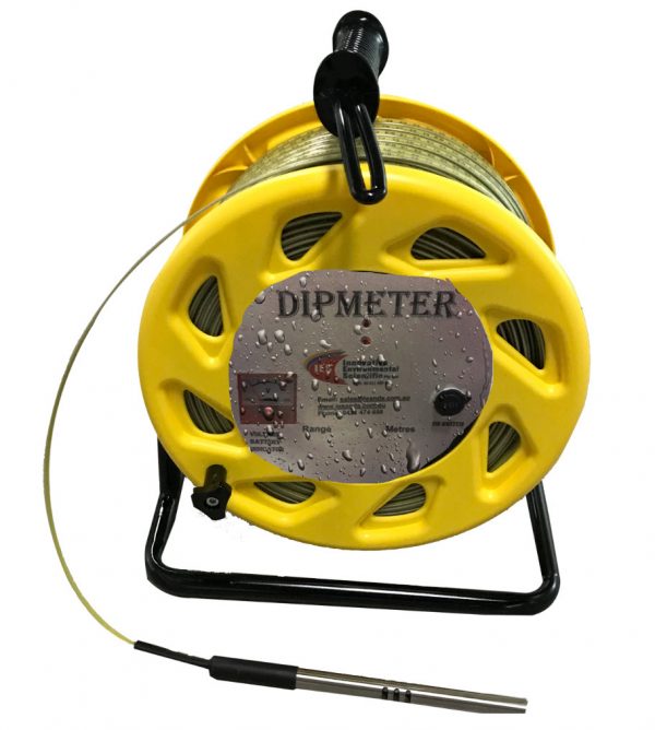 IES-Deep-Well-Electronic-Water-Level-Dip-Meter-Yellow.-